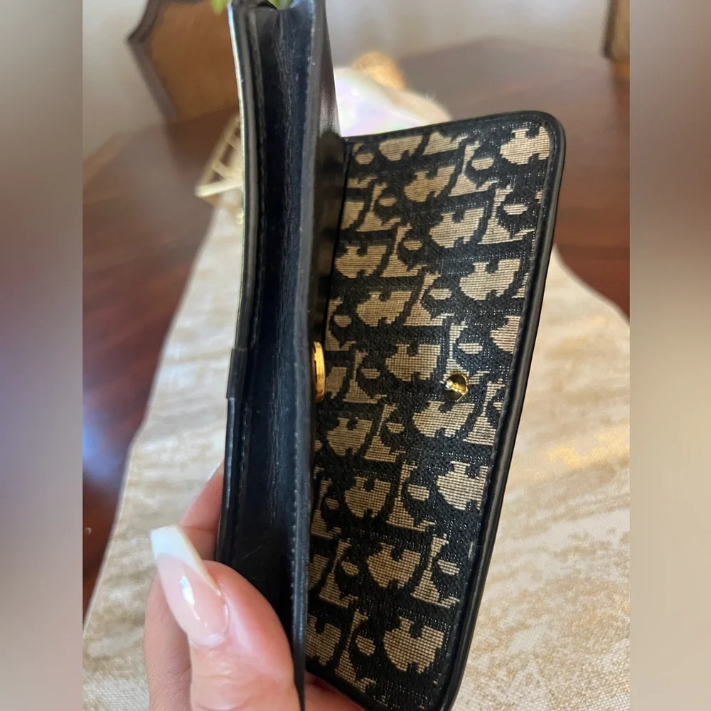 💙 Authentic Vintage Jacquard Dior Wallet